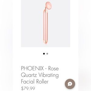Phoenix Rose Quartz Stone Vibrating Facial Massager